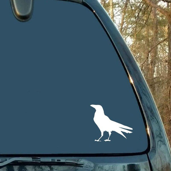 15cm*13cm Cartoon Fun Animal Crow Bird Silhouette Car-styling Car Sticker Decal