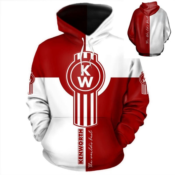 Hot Men Women Fashion Long Sleeve Outerwear Hoodie Kenworth Hooded Sweatshirts3D Sweatshirt Hoodies Pullovers