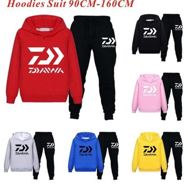 Newest Fashion Kids Hoodie and Pants 2 Piece Set Autumn Winter Kids Sports Suit Boys Girls Tracksuit Sweatshirts Set