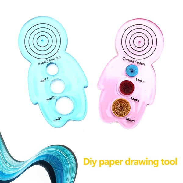 DIY Rulers Curling Paper Quilling Tool Quilled Creations Art Craft Guide Help Tools Kit