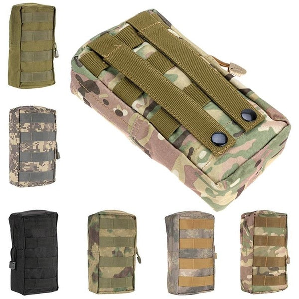 New outdoor tactical fanny pack emergency kit military style camouflage cartridge bag training equipment for men 8 Colors