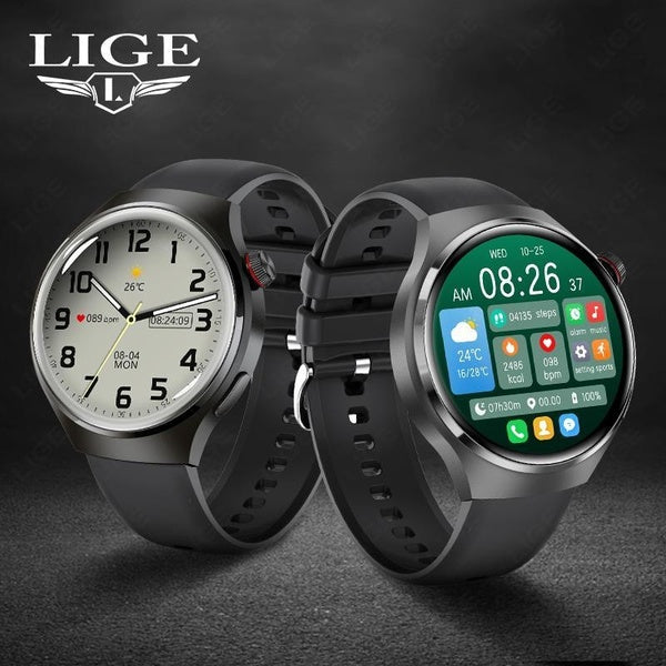 LIGE GT4 montre intelligente hommes montre plein écran tactile Sport Fitness montres Bluetooth appel GPS étanche montres intelligentes pour hommes 20