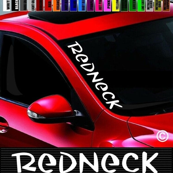 20" Redneck Side Windshield Car Decal Sticker 4x4 Truck Cowboy Cowgirl Up