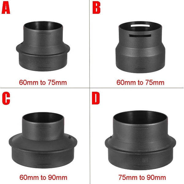 60mm-75mm-90mm voiture chauffage conduits réducteur tuyau Tube connecteur chauffage conduit conduit menuisier connecteur pour Eberspacher ou Webasto