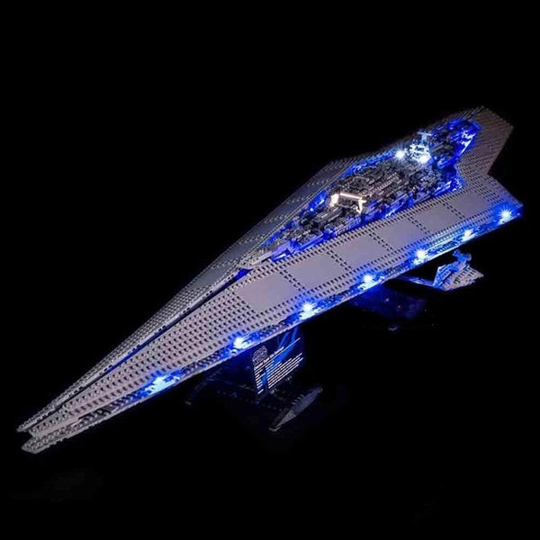 Kit d'éclairage USB pour le modèle de blocs de construction LEGO Star Wars Super Destroyer 10221 (modèle LEGO NON inclus)