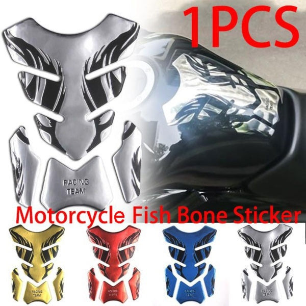 3D PVC Caoutchouc Moto Réservoir De Carburant Decal Pad Protecteur Couverture Autocollant Décoration Stickers Universel