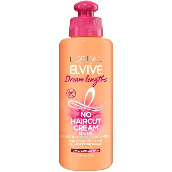 Elvive Dream Lengths No Haircut Cream Leave In Conditioner, 6.8 Fl. Oz.