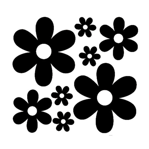 Flower Ddaisy Vinyl Car Sticker Beautiful Flower Car Decal for Car Window Body Decoration