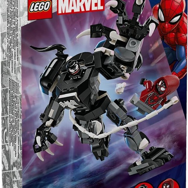 LEGO Marvel Venom Mech Armor vs. Miles Morales, Posable Action for Kids 76276