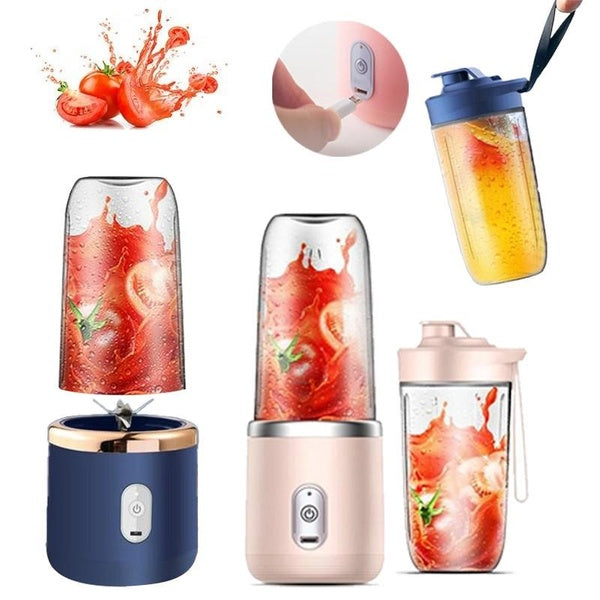 Portable Blender,13.5 Oz -400ML Mini Blender For Shakes and Smoothies,Personal Blender With Rechargeable USB, Electric Fruit Veggie Juicer With Trave