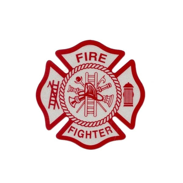 14CM*14CM Warning Fire Fighter Funny Decal Car Sticker 12-0462