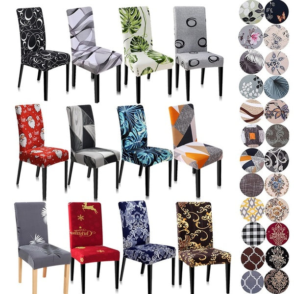 1pc Spandex Stretch Chair Covers Dining Room Universal Removable Washable Chair Seat Slipcovers Protector for Kitchen, Ceremony, Wedding, Banquet, Ho