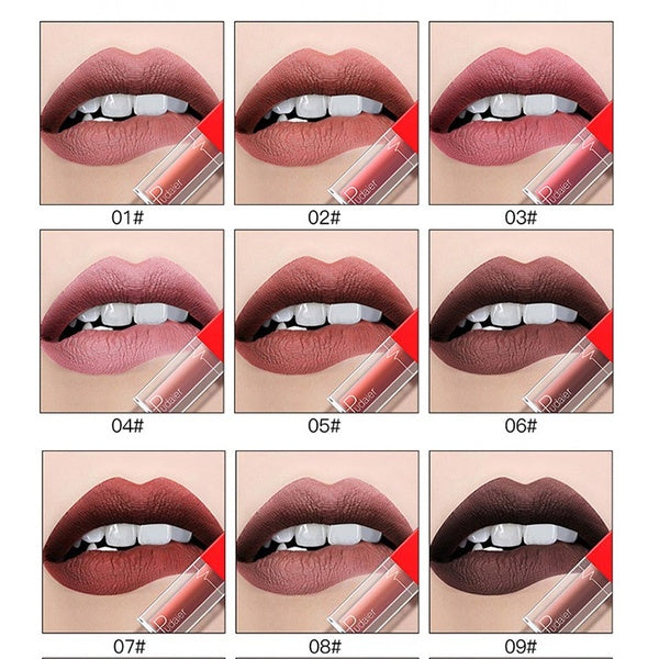 Health & Beauty Fine Pigment Matte Lipstick Liquid Long Lasting Waterproof Matt Tint Lip Stick Batom Porfessional Makeup Lipstick Set