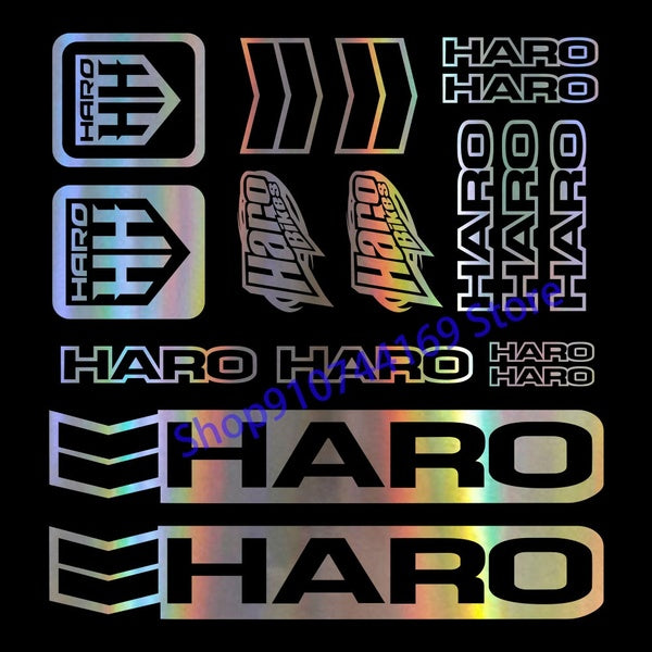 Compatible for Haro Vinyl Decals Stickers Sheet Bike Frame Cycle Cycling Bicycle Mtb