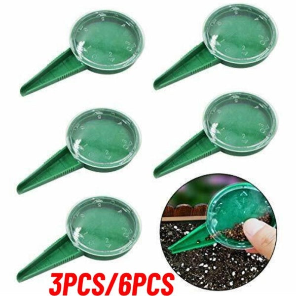 3PCS-6PCS Sowing Seed Dispenser Hand Tool, Handheld Adjustable Garden Seeder Sower Planter Set with 5 Dial Settings, Ideal for Small Seeds of Flowers