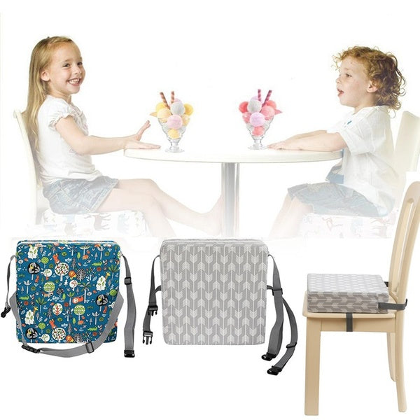 Children Increased Chair Pad Adjustable Baby Furniture Booster Seat Portable Kids Dining Cushion Pram Chair Pad Removable
