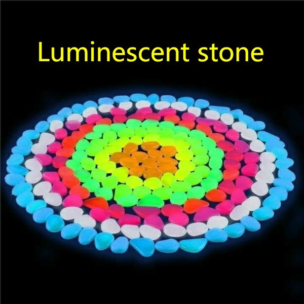 Amélioré 20-50-100 pcs Cailloux Lumineux Jardin Décorations Artisanat Aquarium Luminescent Pierre De Mariage Romantique Fournitures