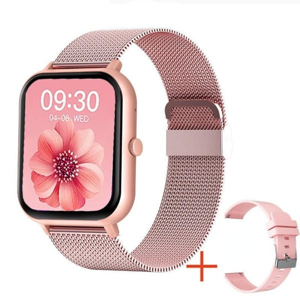 2023 nouveau Bluetooth appel montre intelligente femmes hommes fréquence cardiaque oxygène sanguin assistant vocal 100 + sport dames Smartwatch pour