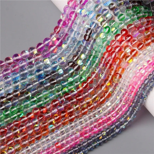 Austrian Crystal Beads for Jewelry Making Diy Accessories Multicolor Faceted Spacer Beads 6mm-8mm -10mm 15" Matron Inn
