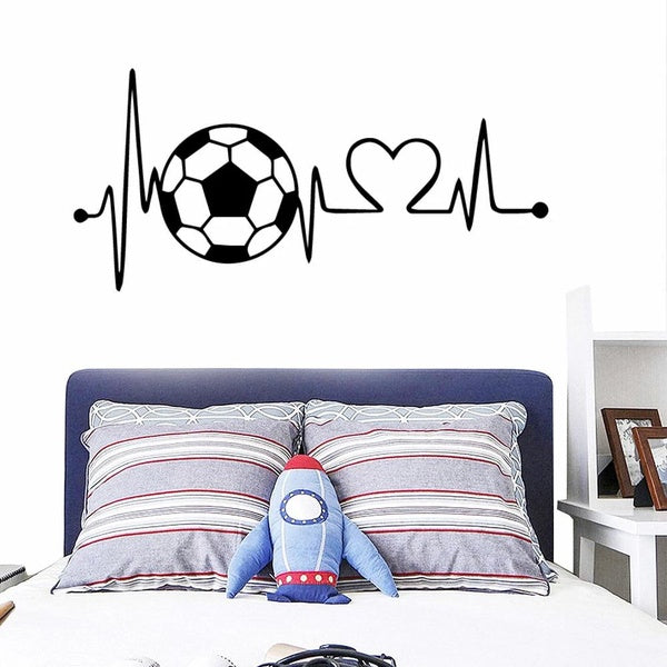 Football Soccer Decals for Decoration Vinyl Stickers Poster bedroom decor Wallpaper Mural Wall Sticker