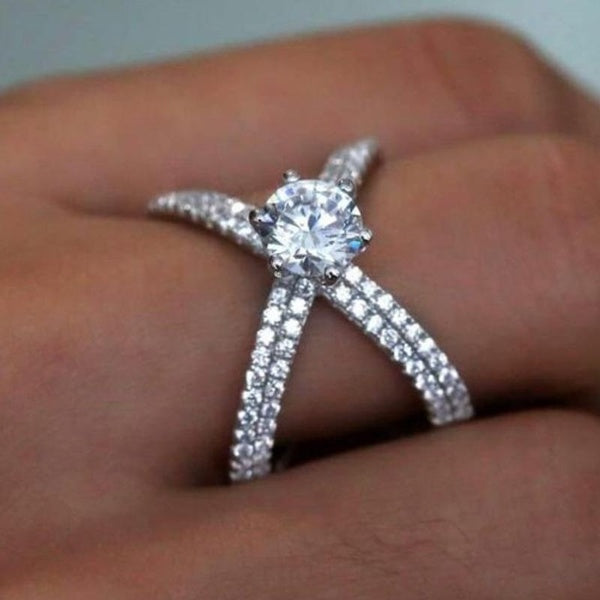 Trendy Cubic Zirconia Rings for Women Daily Casual Fashion Accessories Matron Inn