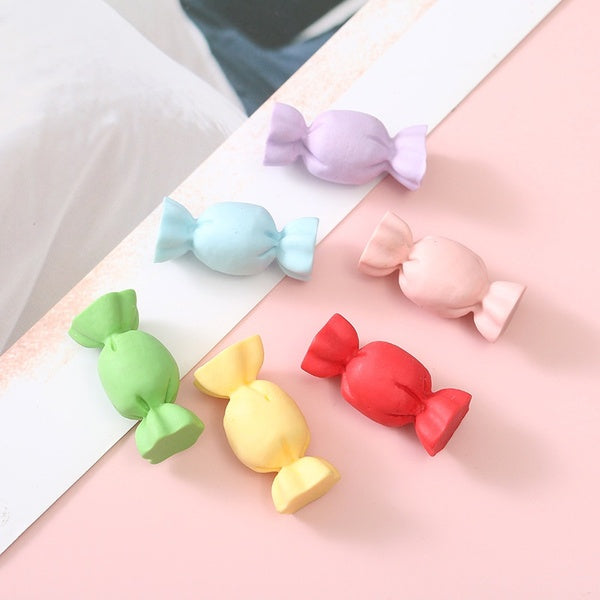 20Pcs 19*13mmResin Candy Sweet Decoration Crafts Beads Flatback Cabochon Kawaii Embellishments For Scrapbooking DIY Accessories