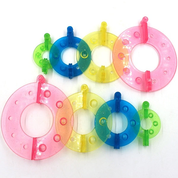 4 pièces laine boule fabricant tissage peluche boule fabricant métier à tisser à tricoter Kit aiguille bricolage artisanat rond pompon fabricant outi