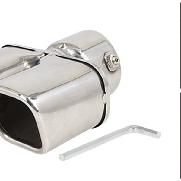 6.38 Inch Stainless Steel Car Exhaust Muffler Tail Pipe Double Wall Tip 2.83 Inch Inlet 5.75 Inch Outlet