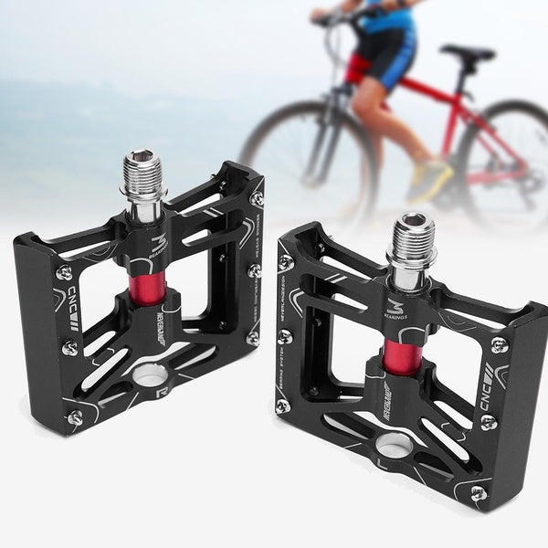 Pédales de vélo de montagne Pédales VTT Pédales plates de vélo en aluminium 9-16" Plate-forme légère à roulement scellé pour vélo de montagne BMX VTT