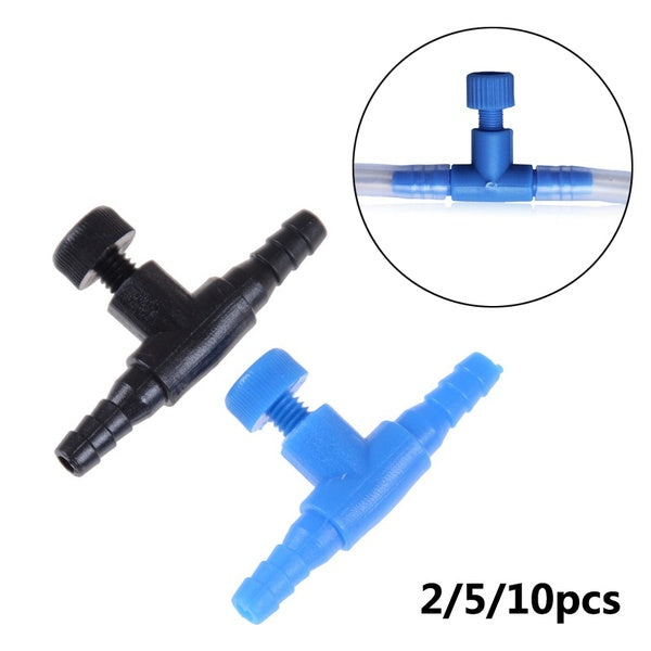 Aquarium Air Line Tubing Pipe Tube Adjustable Connector Pump Flow Control Valves Switch Tap for 4*6mm Hose Trachea