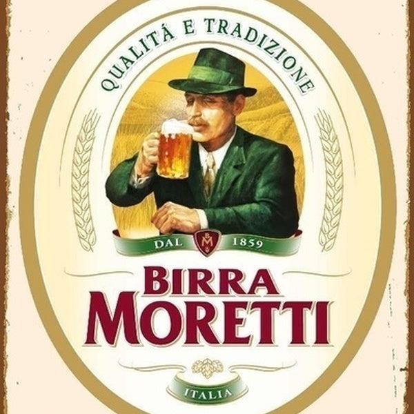 2019 Hot Selling Birra Moretti Italian Italy Beer Vintage Alcohol Metal Tin Sign Poster Wall Plaque 20cm x 30cm