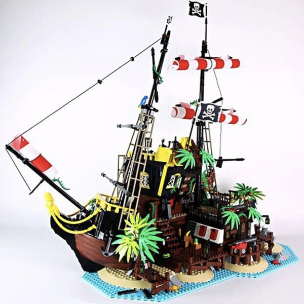 3,500+ Pcs pirate theme series creative model building blocks brick toys holiday gifts children's gifts