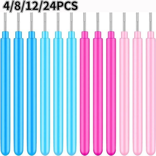 Paper Quilling Tools 4-8-12-24PCS Rolling Curling Quilling Needle Pen DIY Cardmaking Paper Quilling Pen for Art Craft Handmade Tools