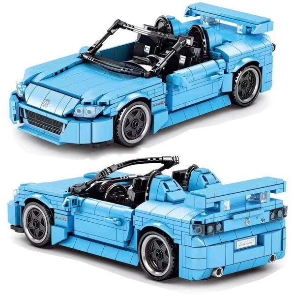 New 792Pcs Roadster Sport Car Model Building Block Brick Educational Assembly Toy Children Christmas Gift