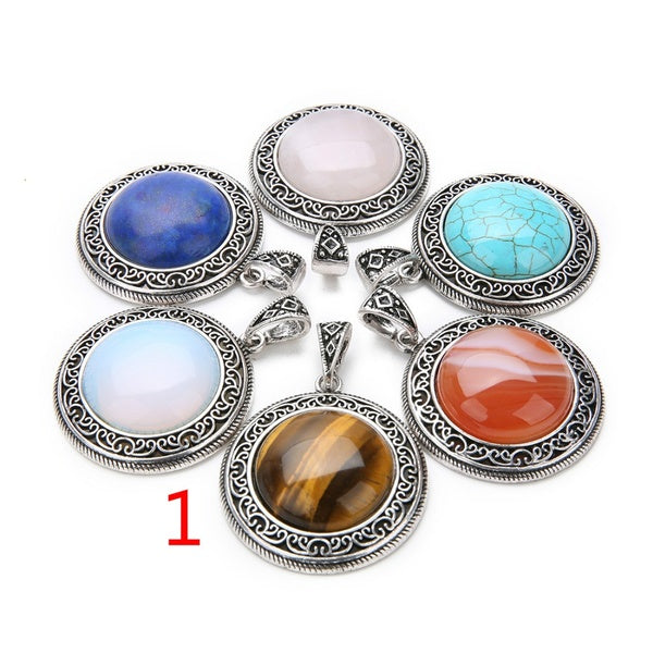 6pcs Natural See Abalone Mother of Shell Pearl Pendants for DIY Natural Stone Charms Necklace Pendant Jewelry Findings Making