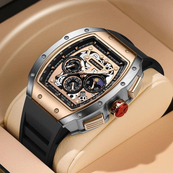 LIGE 2024 mode luxe montre pour hommes bracelet en Silicone étanche montre à Quartz avec calendrier marque montre de sport Relogio Masculino