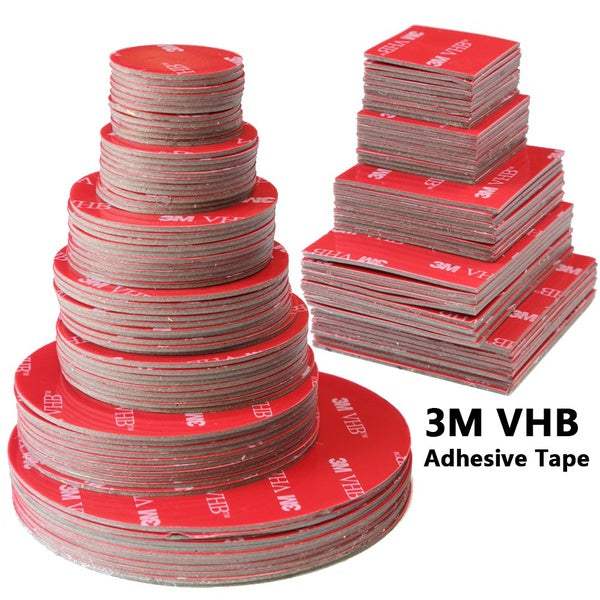 10PCS 3M VHB Heavy Duty Double Sided Mounting Tape Waterproof Foam Tape for Car,Home Decor,Office Decor,Party Decorations
