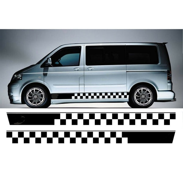 for VW Transporter Graphics Stripes Camper Van Caravelle Decals Stickers T4 T5 Caddy zq016