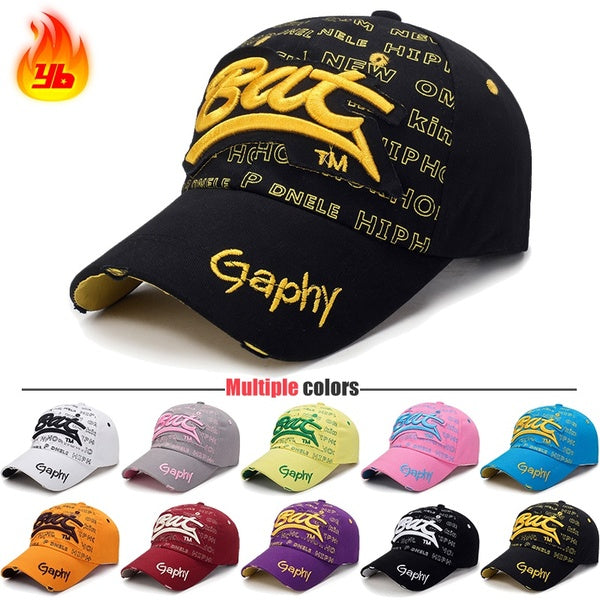 Men Women New Classic Fashion Outdoor Sport Baseball Cap Casual Cotton Snapback Hats, Sunscreen Breathable Patch Embroidery Adjustable Design Style,
