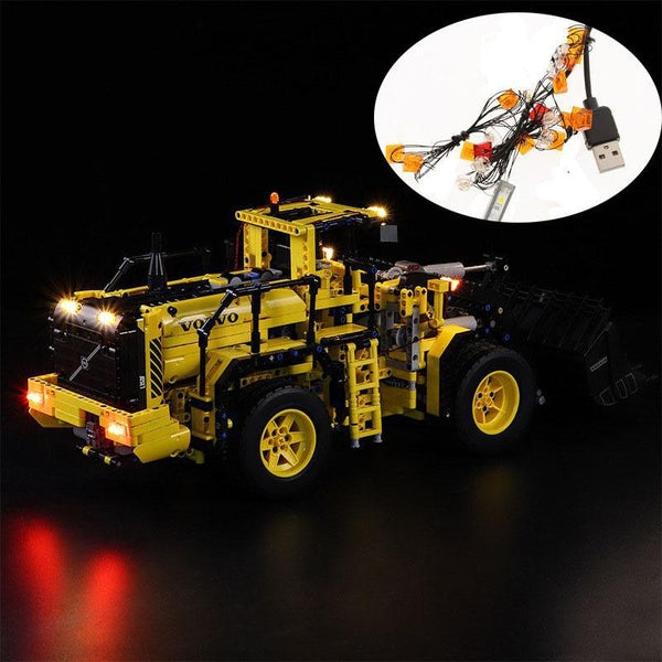 USB Light kit for Lego 42030 Technic VOLVO L350F Wheel Load Bricks Building Set (NOT LEGO MODEL)