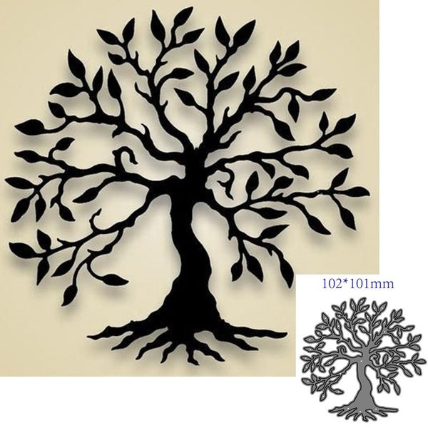 DIY Tree Metal Cutting Dies Stencils for Scrapbooking Album Decorative Embossing Paper Cards Crafts