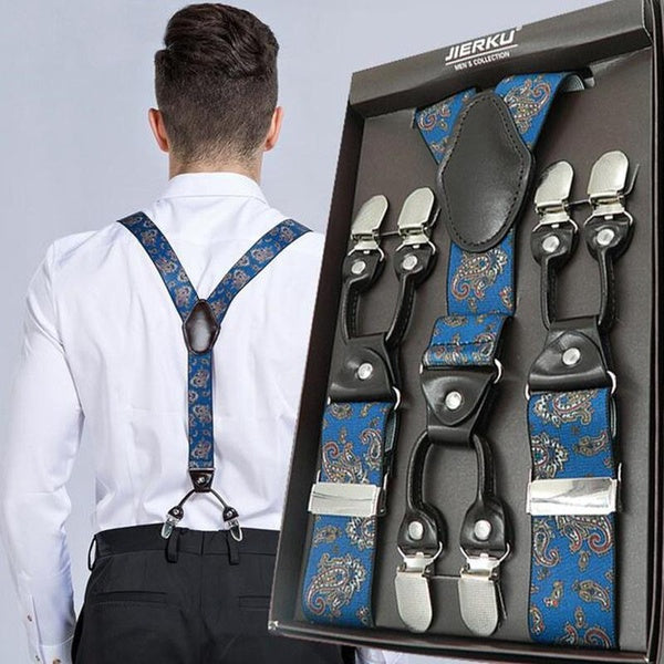 Fashion Men Western-style Trousers Braces Suspenders Adult Men's Y-strap Elastic Straps Husband Gifts 17 Style