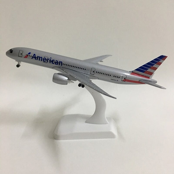 1:350 Scale 20cm Aircraft Model Alloy Plane Toy Diecast Airplane Boeing 777 American Airlines for Gift Collection Home Office Decoration