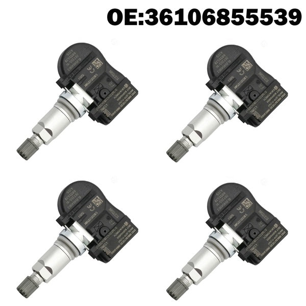 4 PCS Car TPMS Tire Pressure Monitor Sensor System 36106881890 36106855539 36106856209 for BMW X1 X2 X5 X6 1 2 3 4 5 6