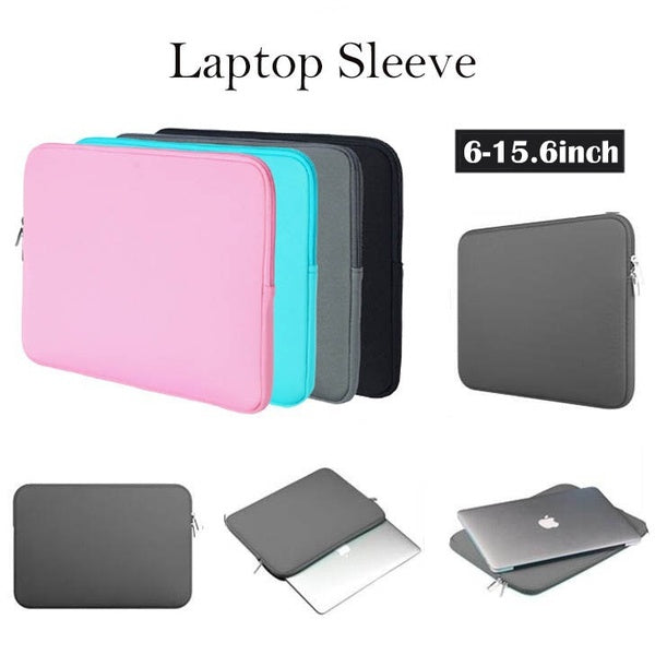 Waterproof Laptop Protective Case Notebook Sleeve Case Portable Computer Case Cover for Macbook Bag Tote 6-15.6 Inches