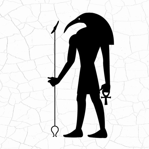 Set of 2 Egyptian God Thoth Decal Vinyl Sticker