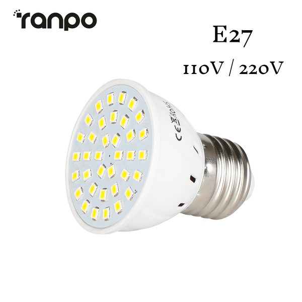 Ranpo E27 110V 220V 36LEDs 54LEDs 72LEDs Spotlight Household LED Energy-saving Lamps Bulb Light