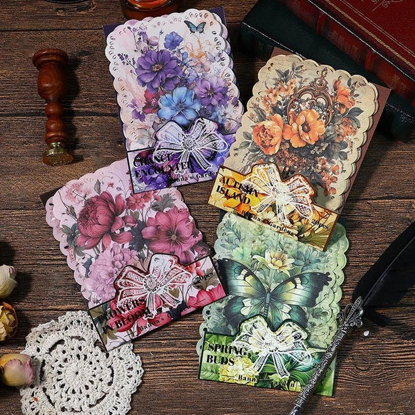 20Pcs-Pack Aesthetic Series Decorative Paper Material Perfect for Collage Journaling Diy Scrapbooking Stationery Supplies