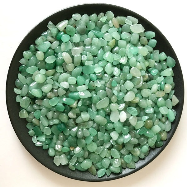 100 g-paquet en gros vert aventurine pierre naturelle gravier aquarium roche plantation artisanat