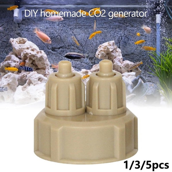 CO2 Generator Diffuser Bottle Cap Aquarium Fish Tank Live Plant DIY Air Diffuser Generator Carbon Dioxide Reactor Accessories